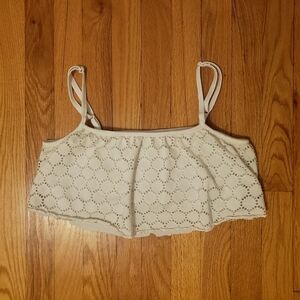No Boundaries cropped tank top SzL